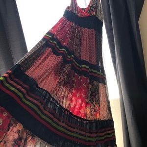 Bohemian native style summer dress